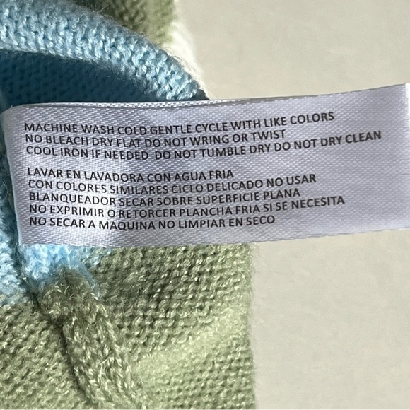 So It Is Striped Cardigan Pearl Buttons Lace Lined Collar Size S - Picture 11 of 11